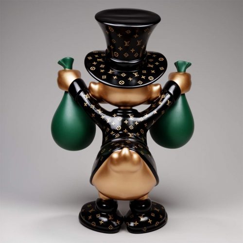 Decorative Figure – Large Scrooge McDuck with Bags