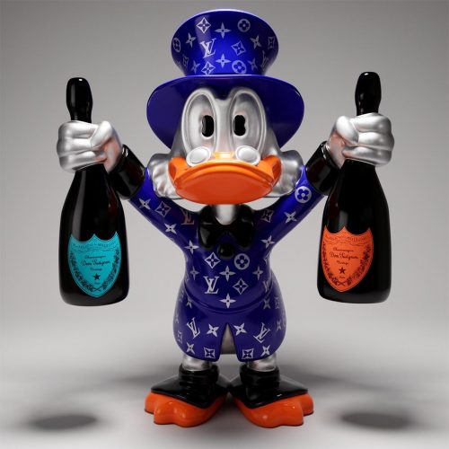 Decorative Figurine – Large Blue Scrooge McDuck