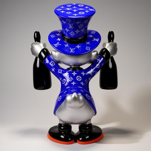 Decorative Figurine – Large Blue Scrooge McDuck