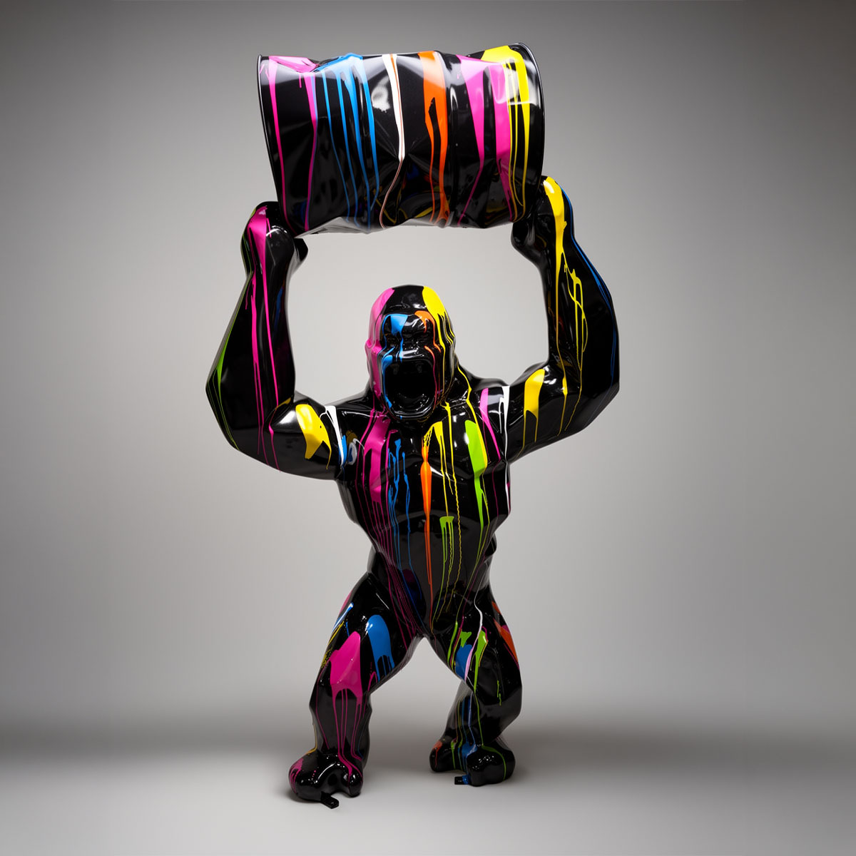 Geometric Gorilla - Blue Metallic - Image 7