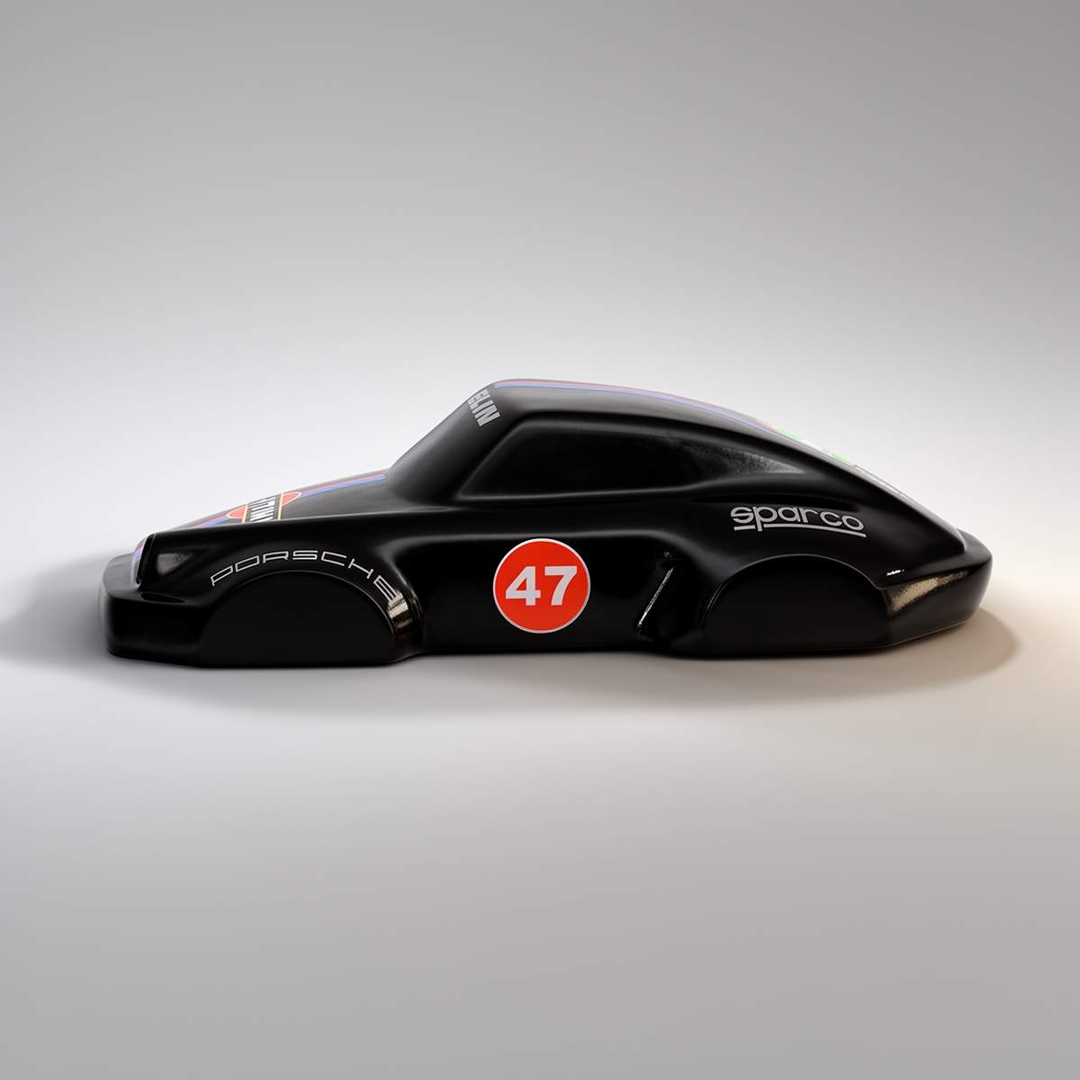 Car model 911 - Motif 47 - Black half model