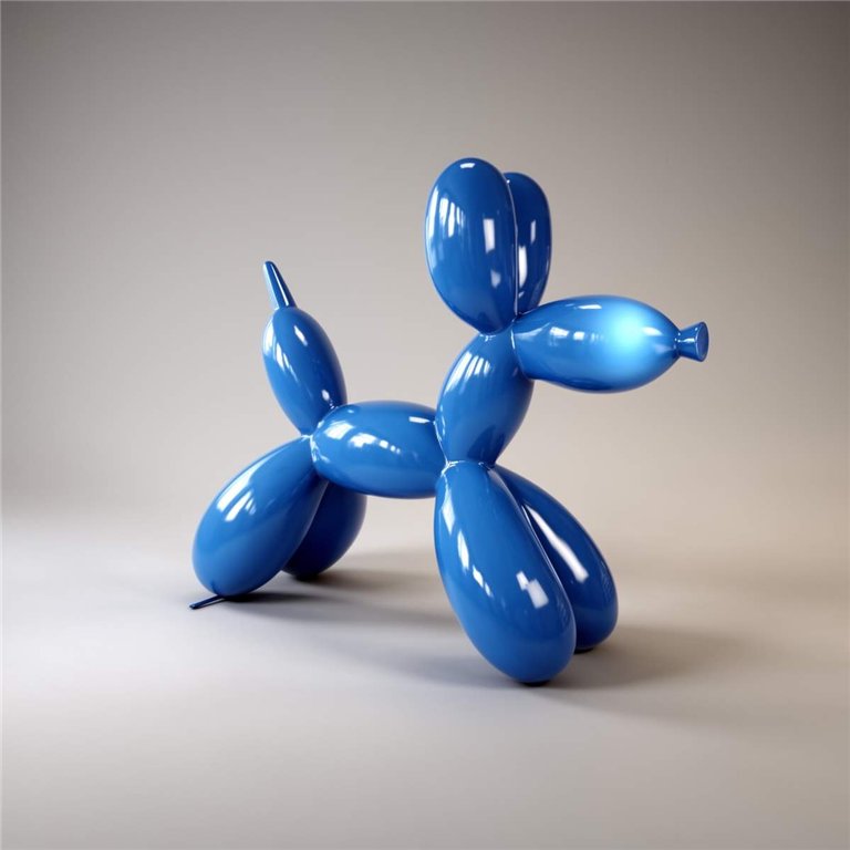 Balloon Dog - Large Decorative Figure - Blue
