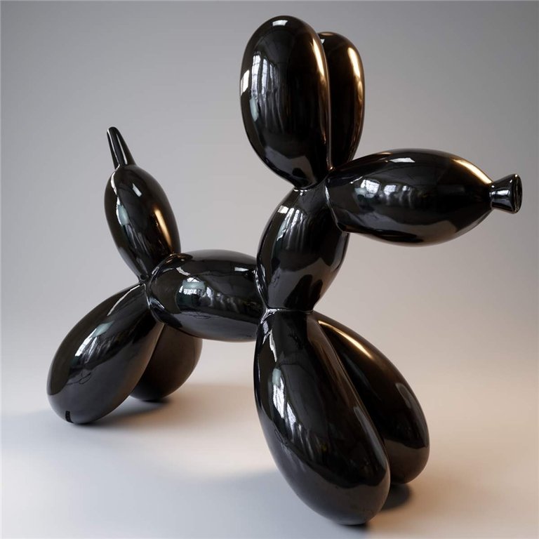 Balloon Dog - Large Decorative Figure - Black