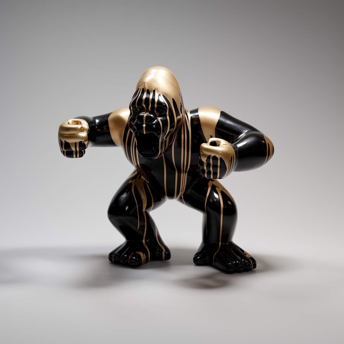 Black Gorilla L - Golden Trash