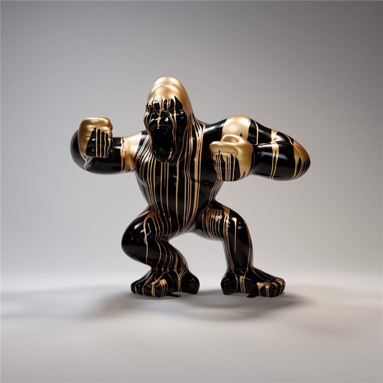 Black Gorilla XL - Golden Trash