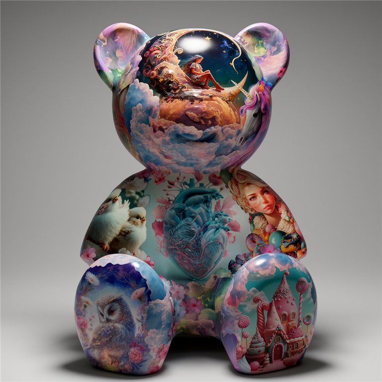 Large Sitting Bear - Sweet Theme