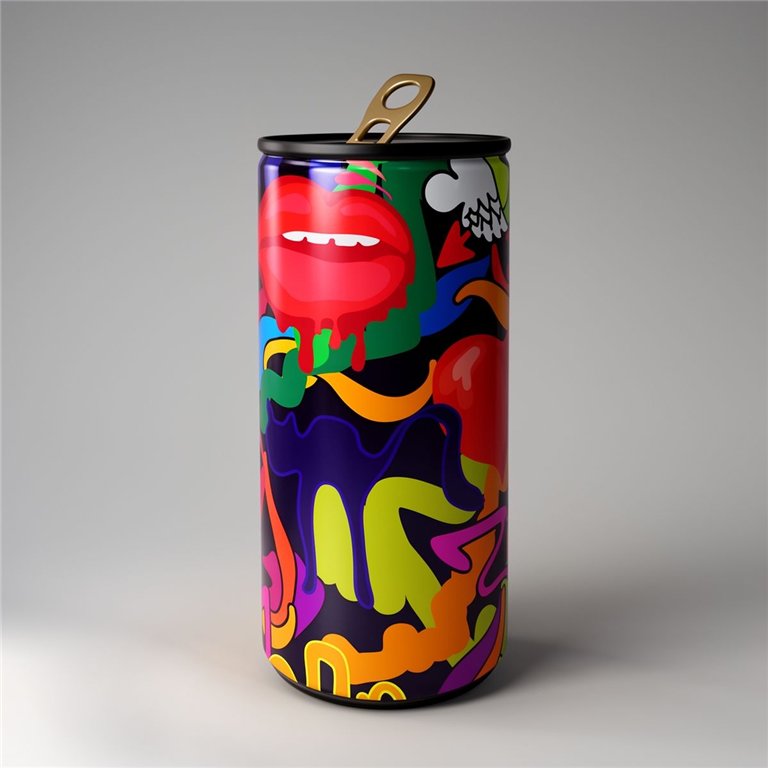 Large Can Red Bull - Lips