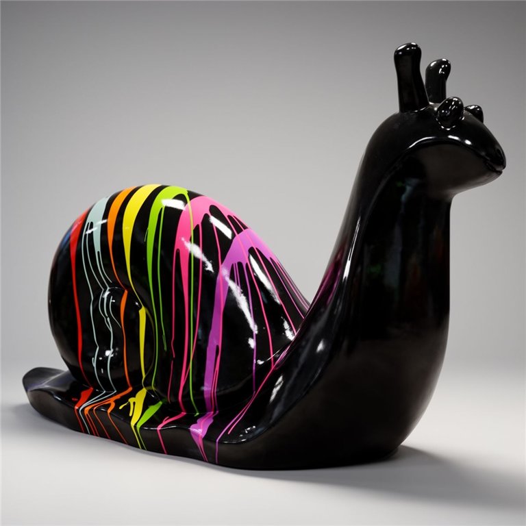 Large Decorative Snail Figure - Trash