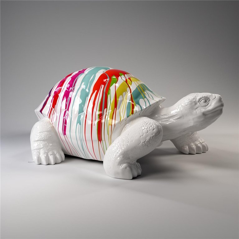 Large Walking Turtle Figure - Trash