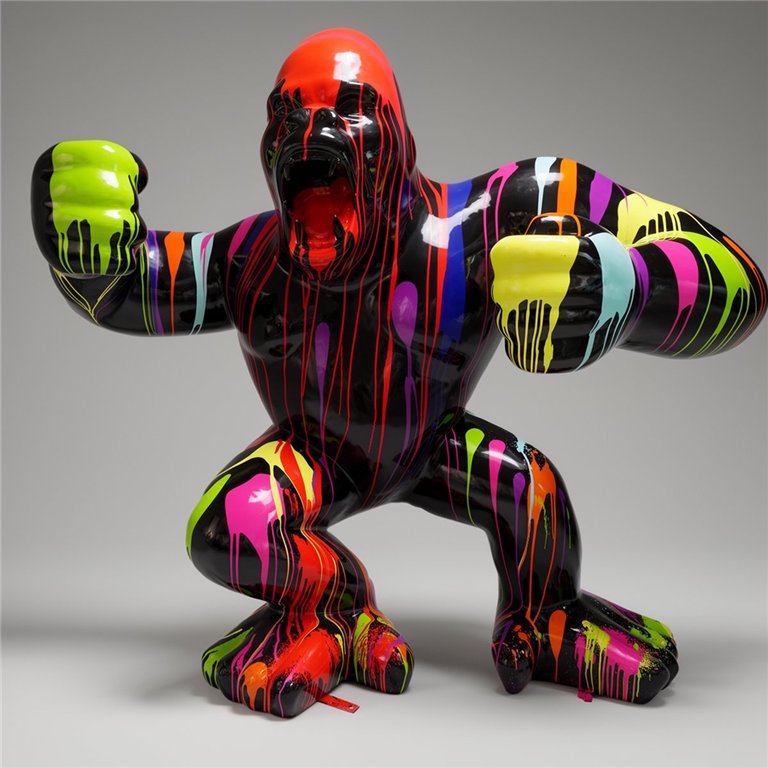 Large gorilla black trash