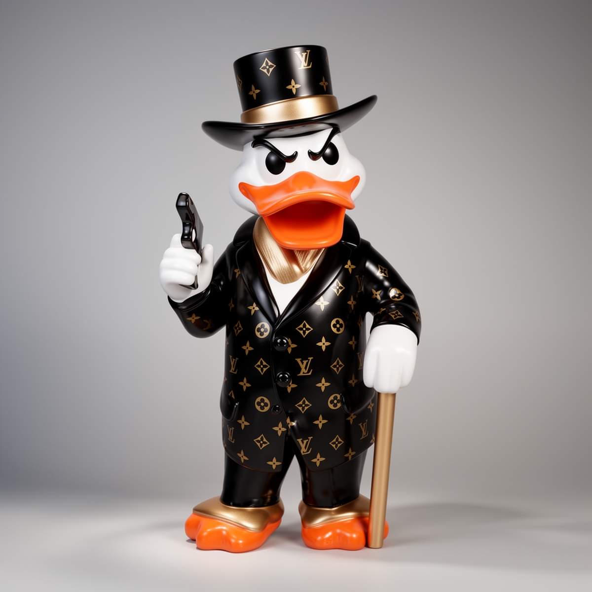 Decorative Figure – Al Capone Duck - Image 2