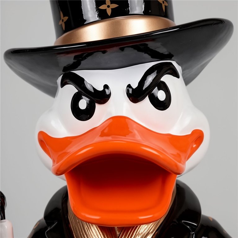 Al Capone Duck with a Bag