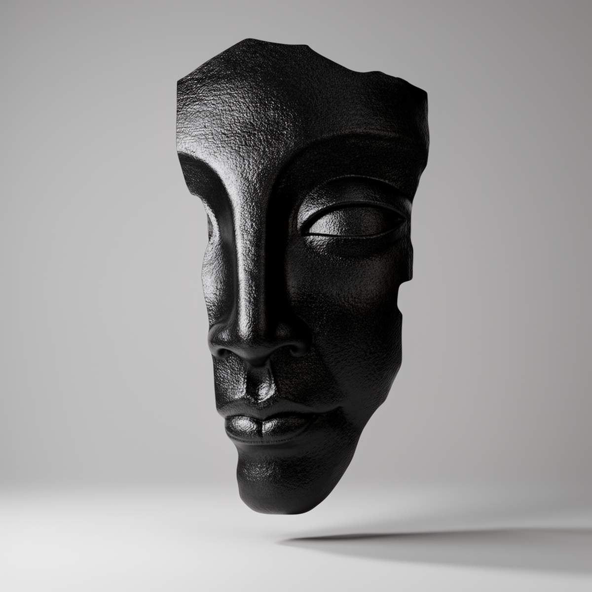 Face Wall Decoration – Black Color - Image 2