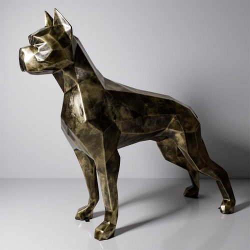 Unique Origami Figure - Large Boxer Dog