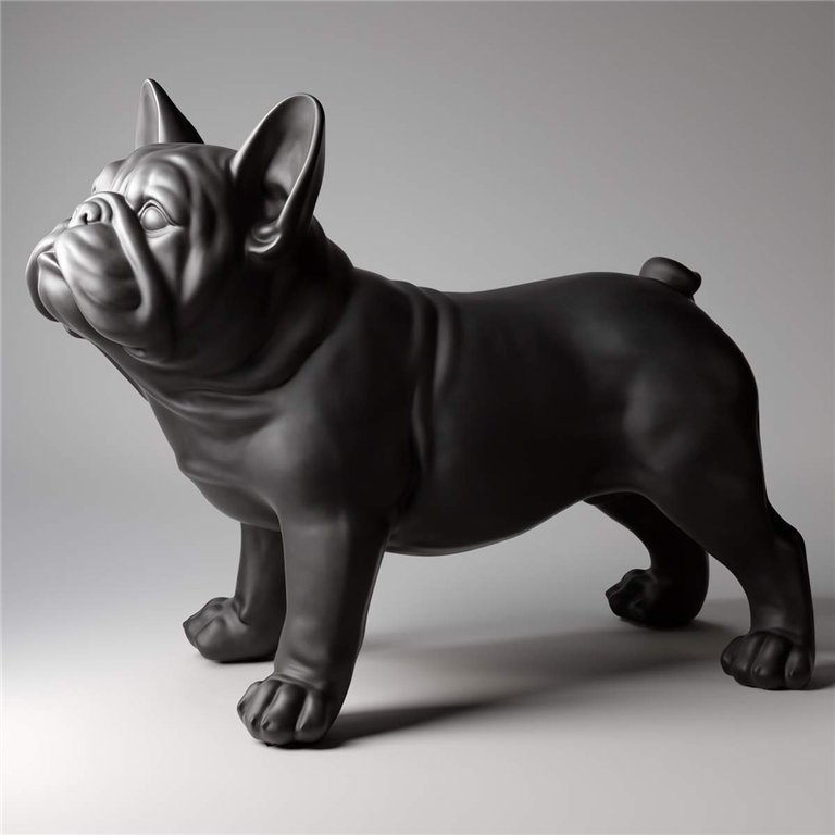 Large French Bulldog figure 