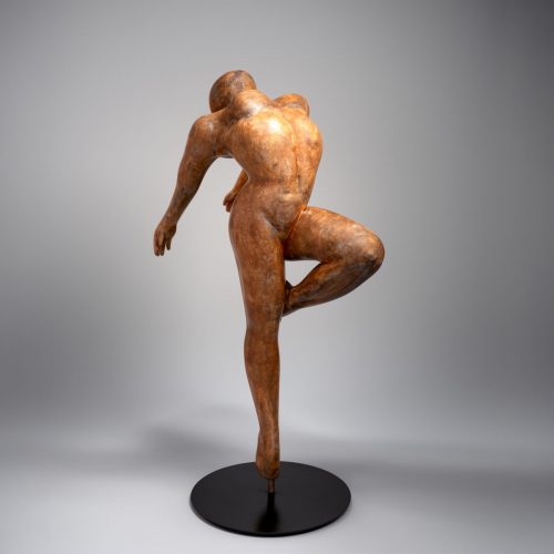 Ballerina Rust Decorative Figure