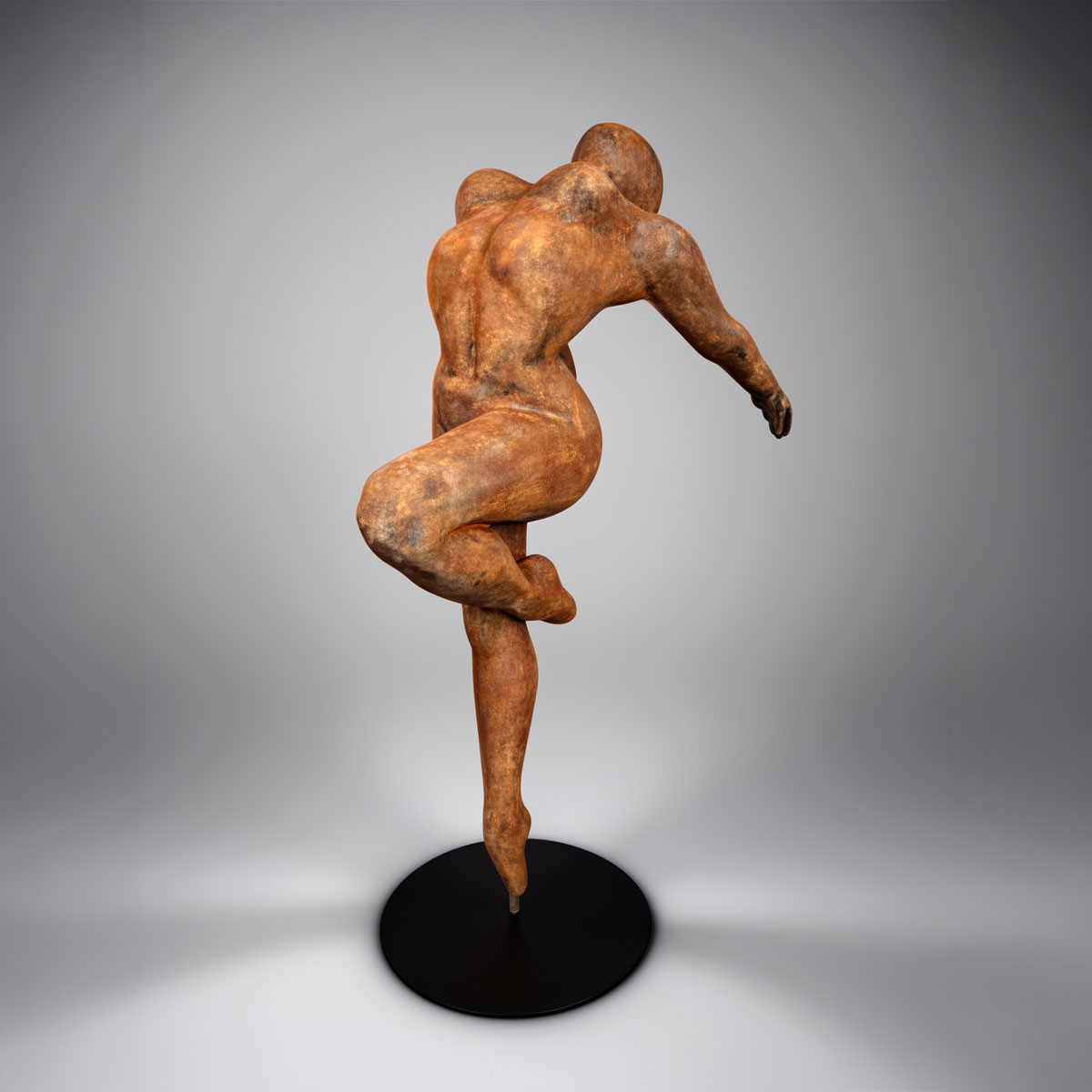 Ballerina Rust Decorative Figure - Image 3