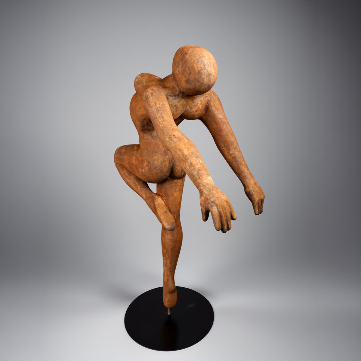 Ballerina Rust Decorative Figure - Image 4