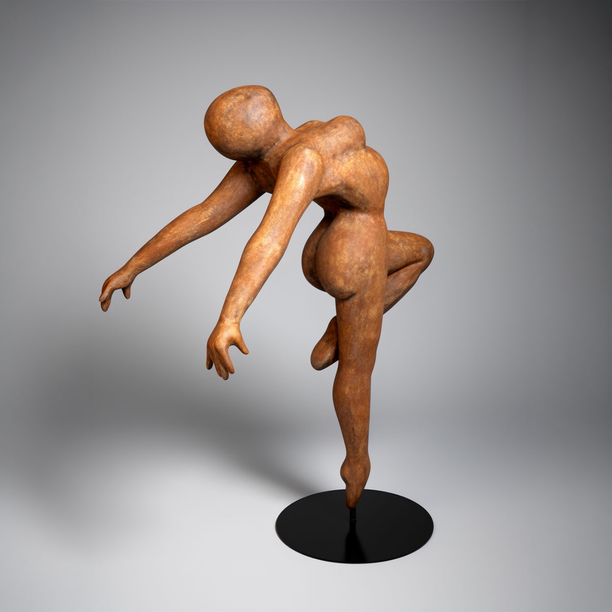 Ballerina Rust Decorative Figure - Image 6