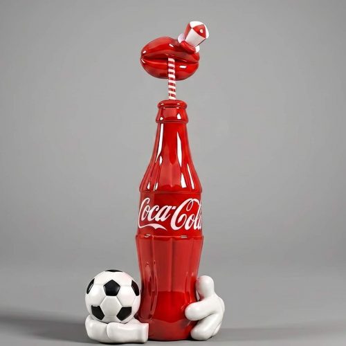 Large Coca-Cola bottle - advertising 3D figure