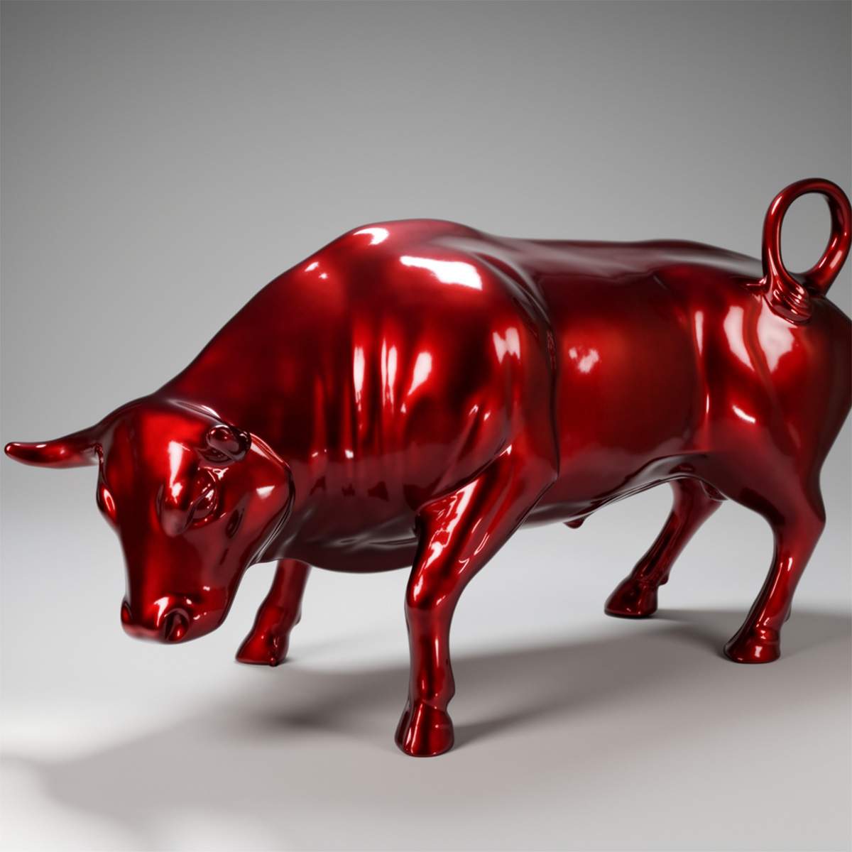 Life-Size Bull - Cherry - Image 2