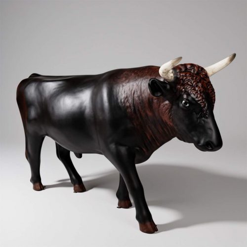 Life-Size Bull Figure