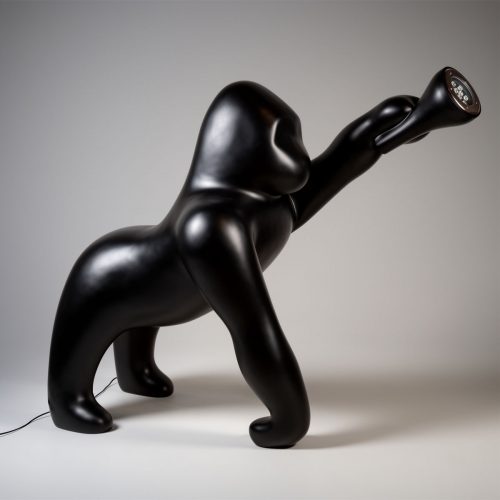 Decorative Gorilla Lamp Figure