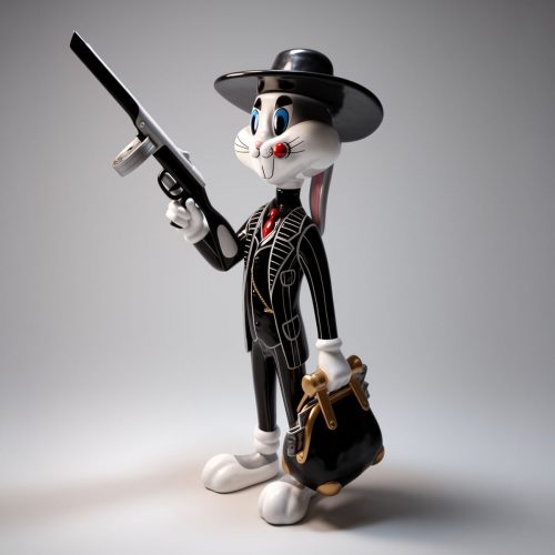 Bugs Capo Rabbit Decorative Figure
