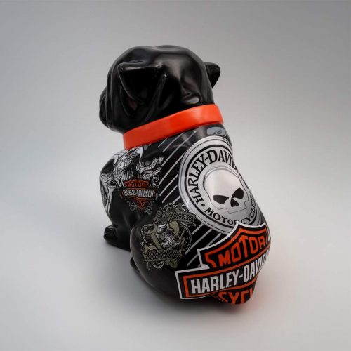 Bulldog Angelo 60cm dog - Harley Davidson