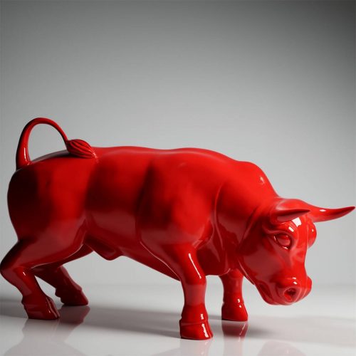 Decorative Figure Red Bull