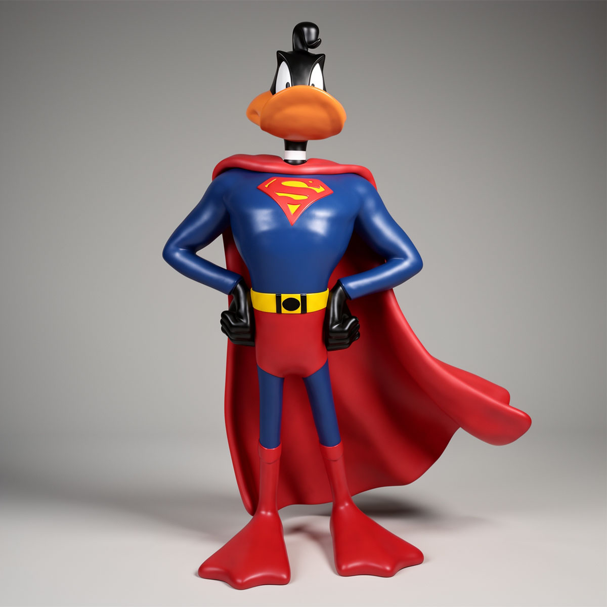 Daffy Superman Decorative Figure - Image 3