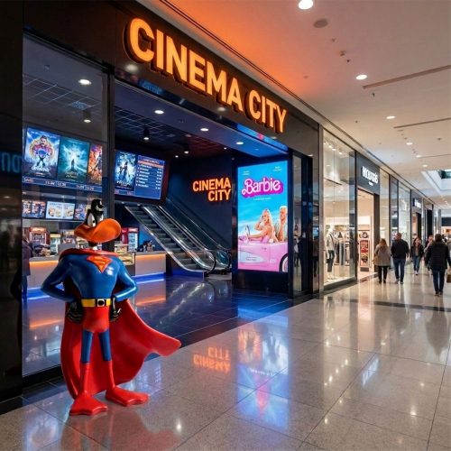 Daffy Superman Decorative Figure