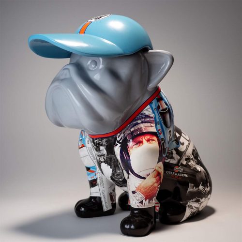 Bulldog with Hat - McQueen